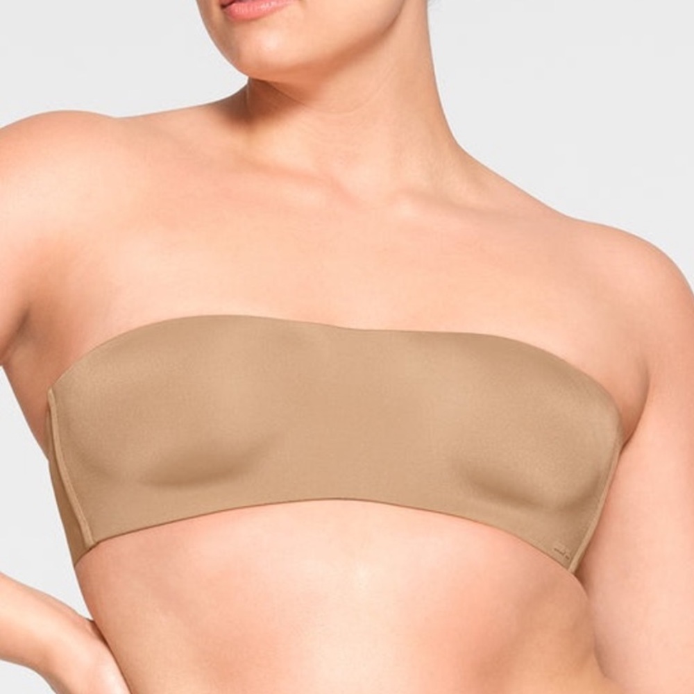 SKIMS Body Wireless Strapless Bra Ochre NWT